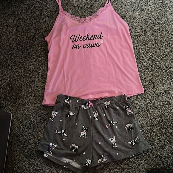 Weekend on Paws soft pajama set cs - Picture 4 of 6